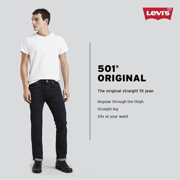 LEVI 38x30 Jeans in great shape - Picture 2 of 5